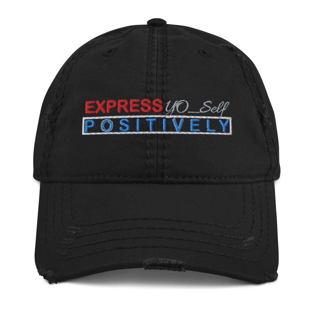 Express Yo - Distressed Dad Hat