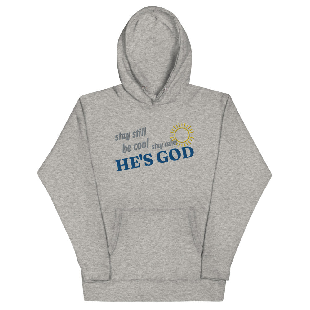 Psalm 46:10a Embroidery - Unisex Hoodie
